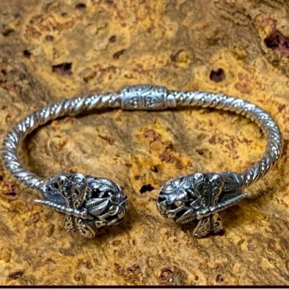 Sterling Silver Dragonfly Bracelet